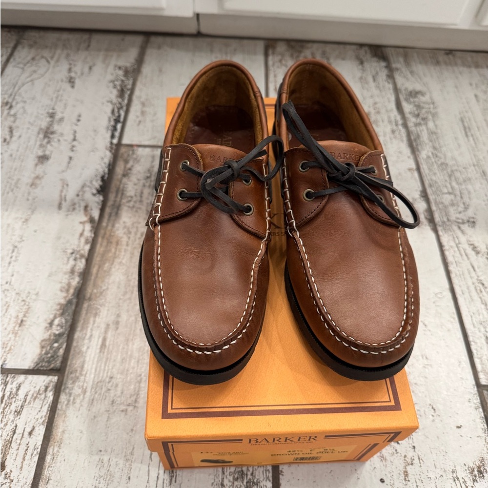 Barker Boat Shoes sz 10D